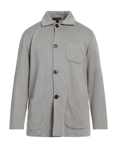 Lardini Man Cardigan Grey Size M Cotton In Gray