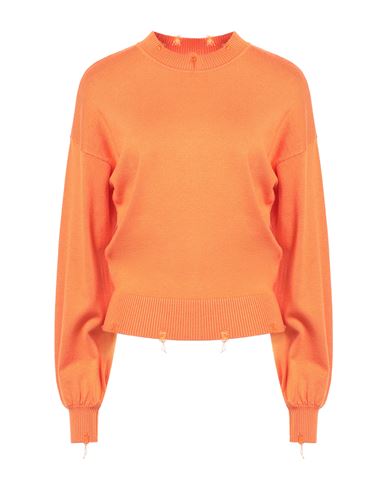Shop John Richmond Woman Sweater Orange Size L Viscose, Nylon