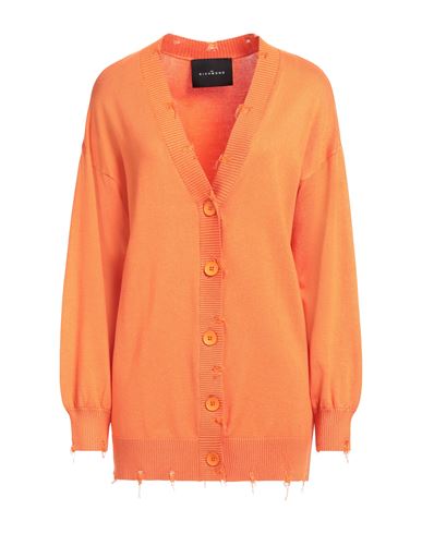 Shop John Richmond Woman Cardigan Orange Size L Viscose, Nylon