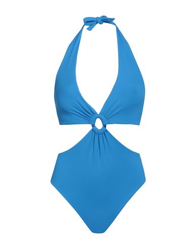 Fisico Woman One-piece Swimsuit Blue Size S Polyamide, Elastane