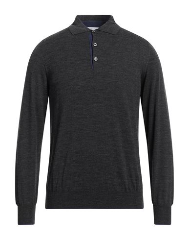 Shop Brioni Man Sweater Steel Grey Size 48 Wool, Silk