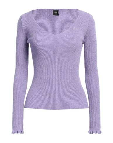 Pinko Woman Sweater Light Purple Size M Viscose, Polyester, Polyamide, Elastane