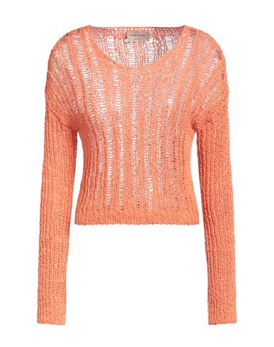 Shop Vicolo Trivelli Woman Sweater Orange Size S Cotton