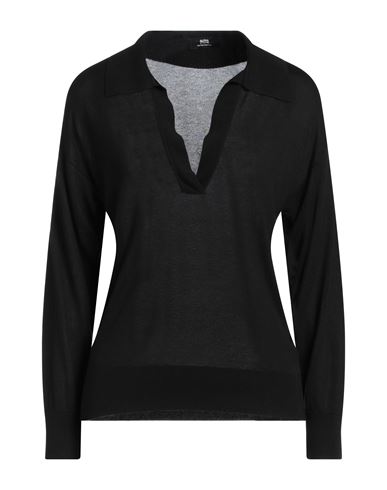 Shop Alpha Studio Woman Sweater Black Size 10 Modal, Cashmere