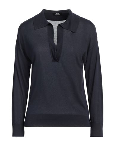 Shop Alpha Studio Woman Sweater Midnight Blue Size 12 Modal, Cashmere