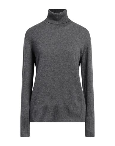 Shop Alpha Studio Woman Turtleneck Grey Size 12 Wool, Cashmere
