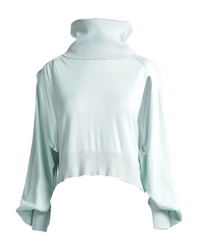 Shop Ramael Woman Sweater Light Green Size S Silk