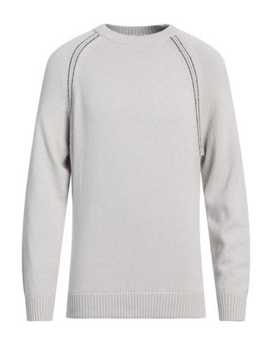 Shop Loro Piana Man Sweater Light Grey Size 46 Baby Cashmere