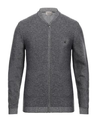 Shop Brooksfield Man Cardigan Grey Size 48 Wool