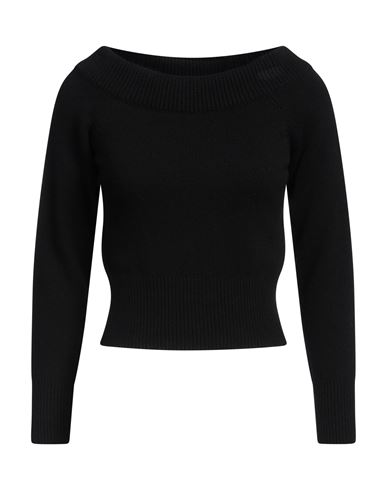 Shop Alexander Mcqueen Woman Sweater Black Size M Wool, Cashmere