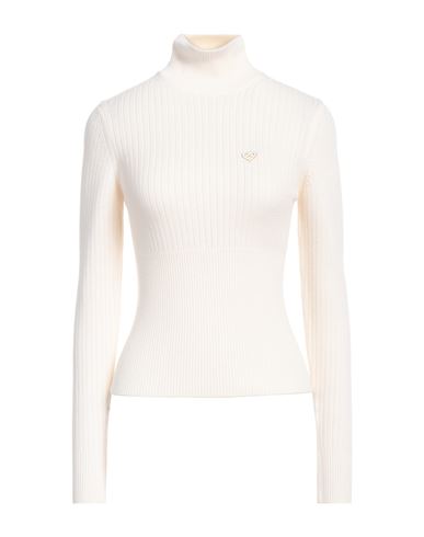 Rollkragenpullover Damen Cremeweiß XL Damen