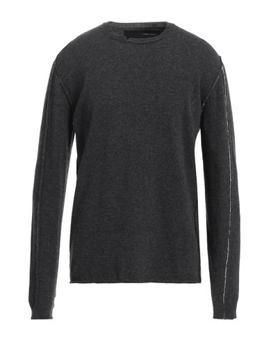 Shop Isabel Benenato Man Sweater Steel Grey Size Xxl Virgin Wool