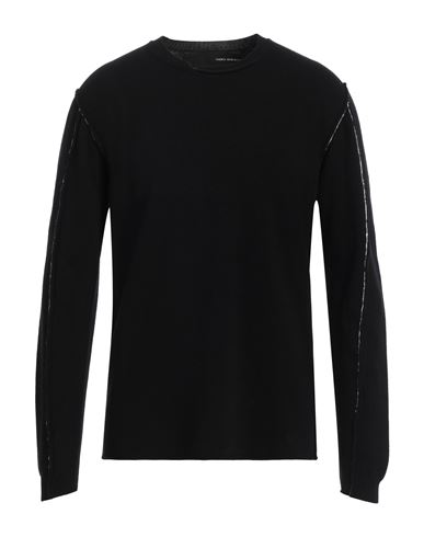 Shop Isabel Benenato Man Sweater Black Size Xxl Virgin Wool