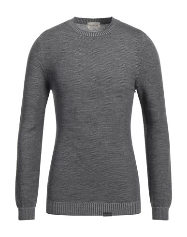 Shop Brooksfield Man Sweater Grey Size 36 Virgin Wool, Acrylic, Wool, Viscose