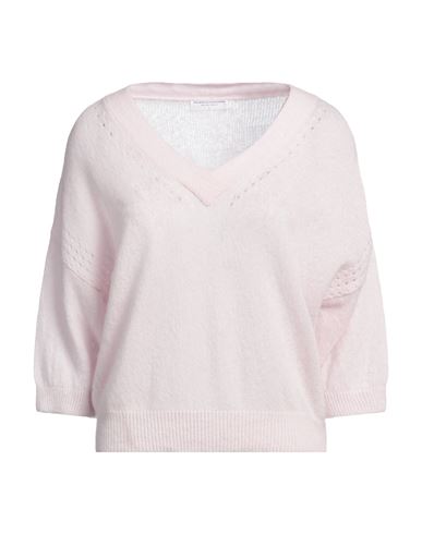 Shop Majestic Filatures Woman Sweater Light Pink Size 1 Cashmere, Silk