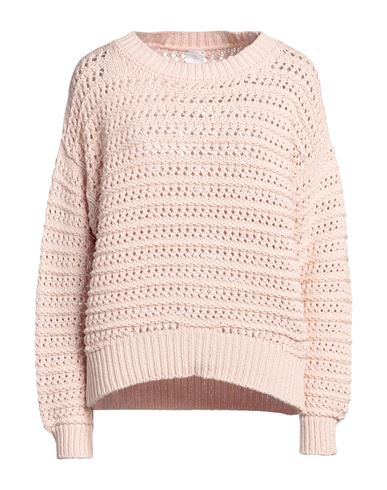 Shop Eleventy Woman Sweater Light Pink Size S Cotton, Polyamide