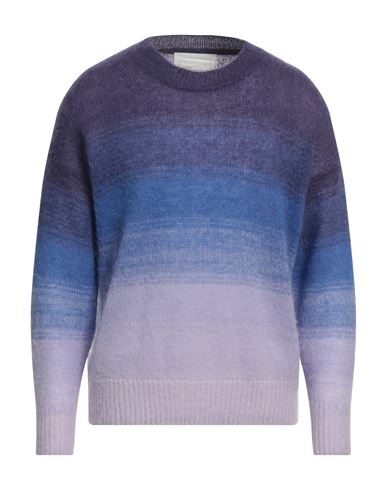 Isabel Marant Man Sweater Purple Size M Mohair Wool, Polyamide, Merino Wool