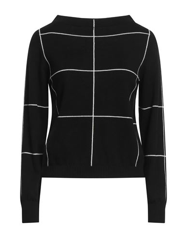 Liviana Conti Woman Sweater Black Size 12 Virgin Wool