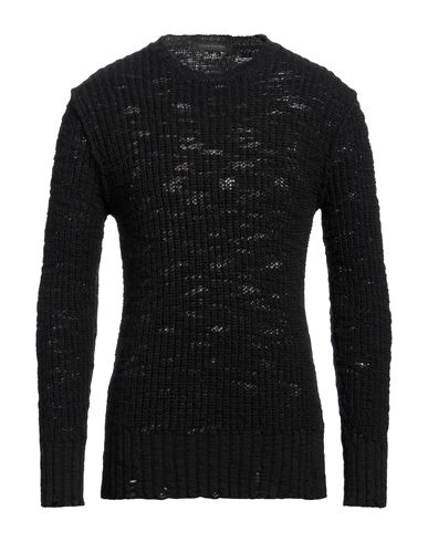 Shop Messagerie Man Sweater Black Size 42 Wool