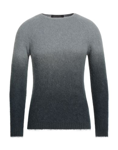 Shop Messagerie Man Sweater Light Grey Size 44 Alpaca Wool, Polyamide, Virgin Wool, Elastane