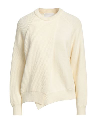 Shop Erika Cavallini Woman Sweater Ivory Size L Wool, Polyamide In White