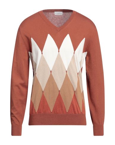 Shop Ballantyne Man Sweater Brown Size 44 Cotton, Cashmere
