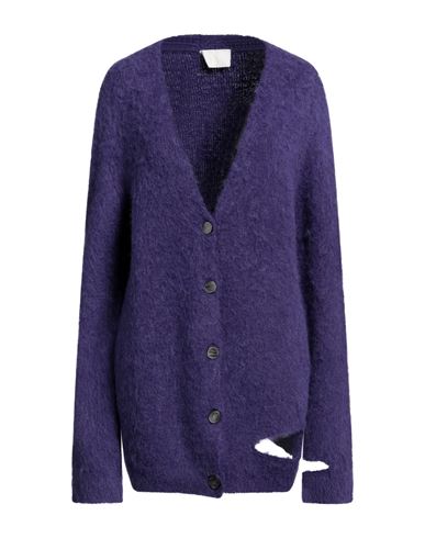 RAMAEL RAMAEL WOMAN CARDIGAN MAUVE SIZE S ALPACA WOOL, WOOL, POLYAMIDE, ELASTANE 
