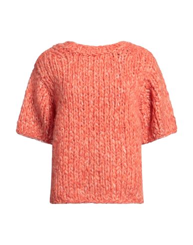 Shop Ella Silla Woman Sweater Orange Size M/l Cashmere