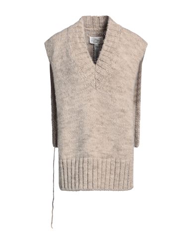 Shop Maison Margiela Woman Sweater Beige Size M Alpaca Wool, Cotton, Wool