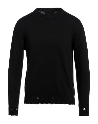 Shop John Richmond Man Sweater Black Size Xxl Cotton