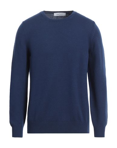 Shop Gran Sasso Man Sweater Blue Size 40 Virgin Wool
