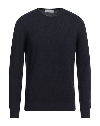 Shop Gran Sasso Man Sweater Midnight Blue Size 46 Virgin Wool, Viscose, Cashmere