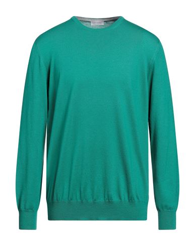 Shop Gran Sasso Man Sweater Green Size 48 Virgin Wool