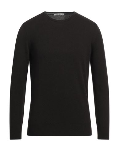 Shop Kangra Man Sweater Dark Brown Size 46 Wool, Silk, Cashmere