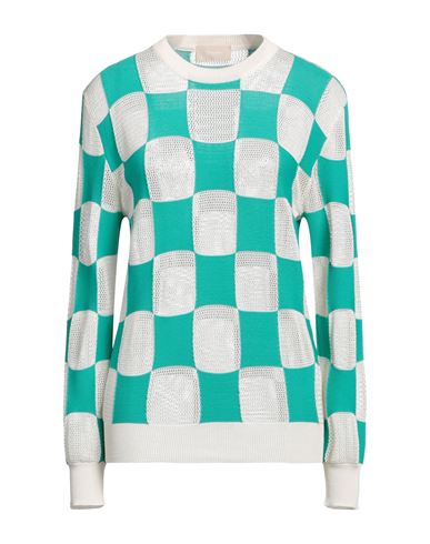 Shop Drumohr Woman Sweater Light Green Size M Silk, Cotton