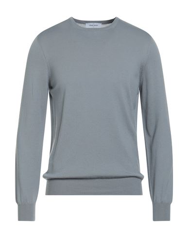 Gran Sasso Man Sweater Light Grey Size 42 Virgin Wool In Gray