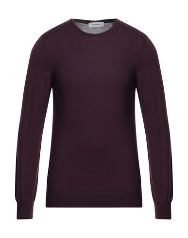 Shop Gran Sasso Man Sweater Purple Size 46 Virgin Wool