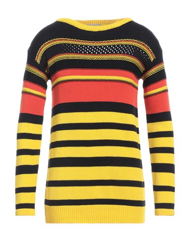 Drumohr Man Sweater Yellow Size S Cotton