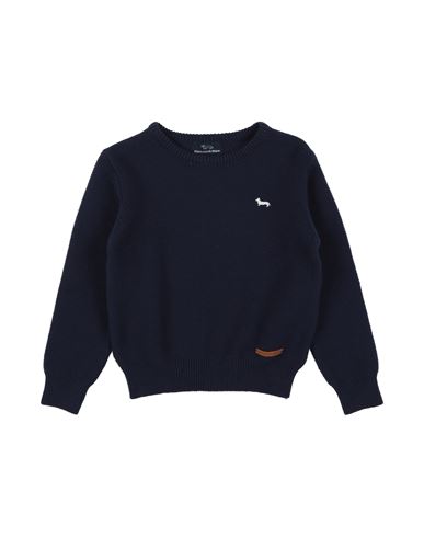 Harmont & Blaine Toddler Boy Sweater Midnight Blue Size 6 Cotton In Blue
