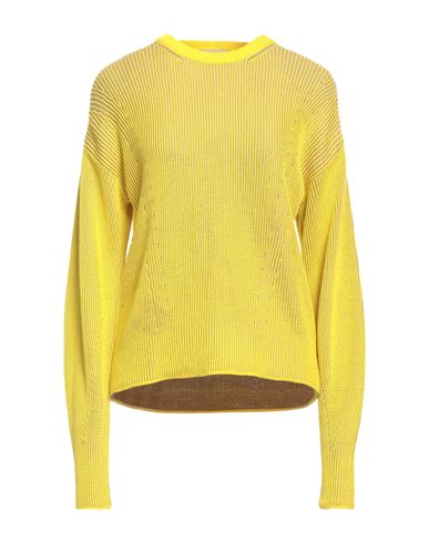 Shop Drumohr Woman Sweater Yellow Size S Silk, Cotton
