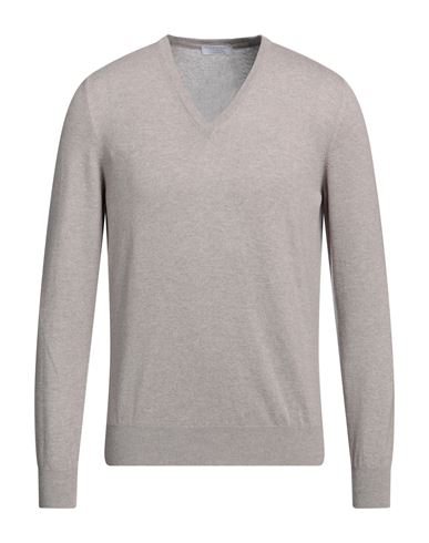 Shop Gran Sasso Man Sweater Light Brown Size 40 Cashmere In Beige
