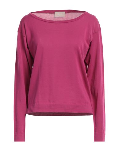 Shop Drumohr Woman Sweater Magenta Size Xs Cotton