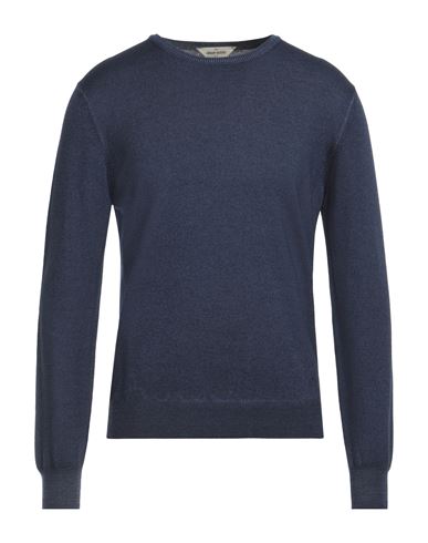 Shop Gran Sasso Man Sweater Navy Blue Size 44 Virgin Wool, Cashmere