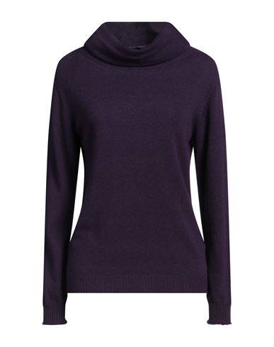 ALPHA STUDIO ALPHA STUDIO WOMAN TURTLENECK PURPLE SIZE 8 RECYCLED WOOL, ECOVERO VISCOSE, POLYAMIDE, RECYCLED CASH 