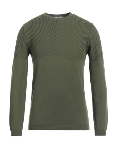 Shop Imperial Man Sweater Military Green Size L Cotton