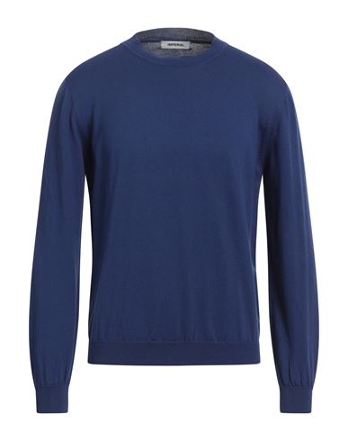 Shop Imperial Man Sweater Blue Size Xl Cotton