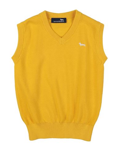 Harmont & Blaine Toddler Boy Sweater Yellow Size 6 Cotton In Yellow