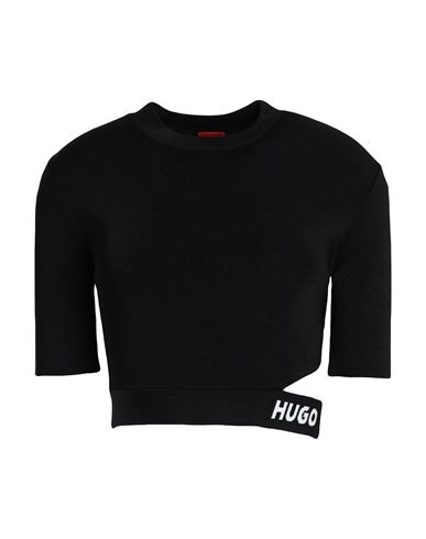Hugo Pullover Mujer Negro M Mujer