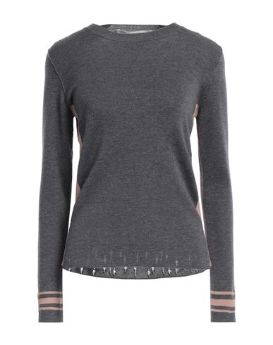 Shop Golden Goose Woman Sweater Grey Size S Merino Wool, Nylon