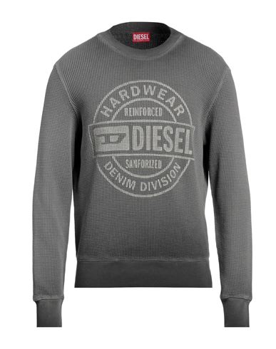 Shop Diesel Man Sweatshirt Grey Size 3xl Cotton